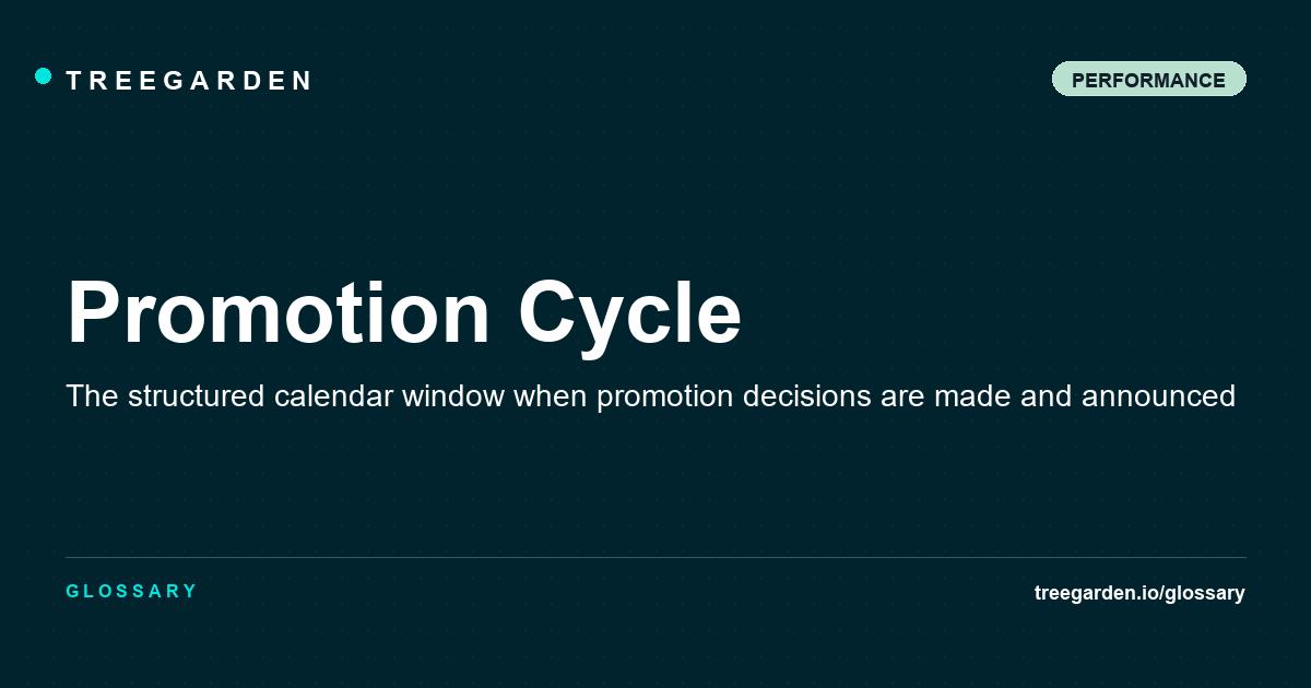 Promotion Cycle Definition - HR Glossary | Treegarden