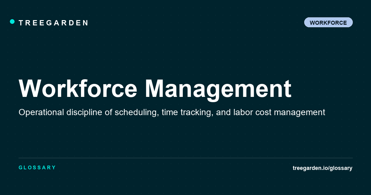 Workforce Management Definition - HR Glossary | Treegarden
